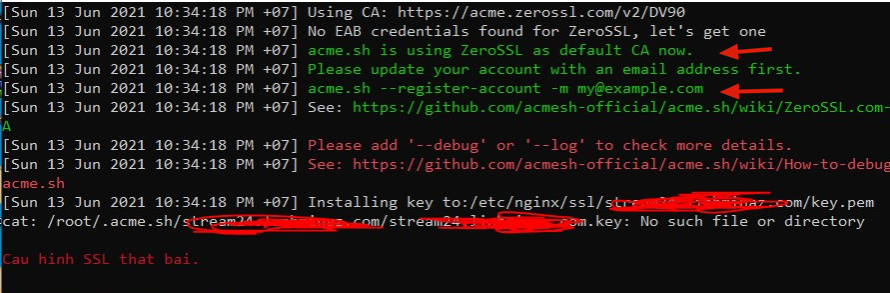 acme.sh is using ZeroSSL as default CA now